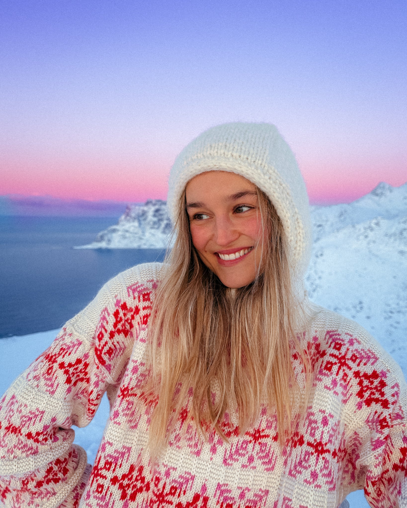 Snøfrid Sweater - Pink